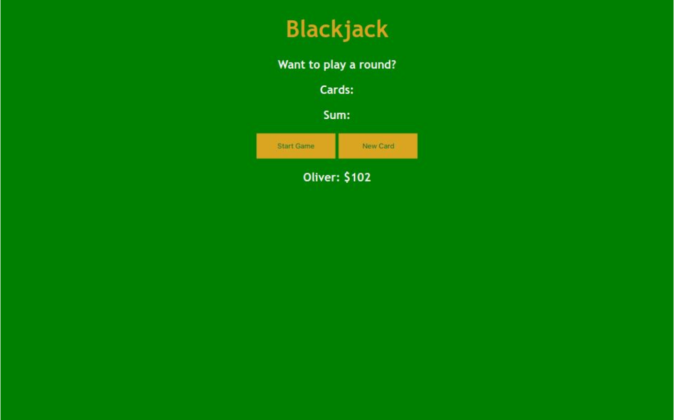 Blackjack Screenshot